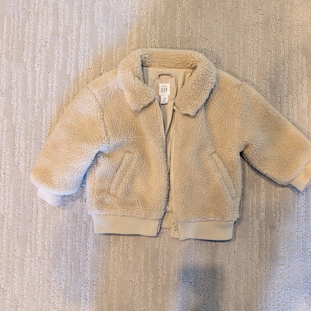 GAP Cream Sherpa Jacket
